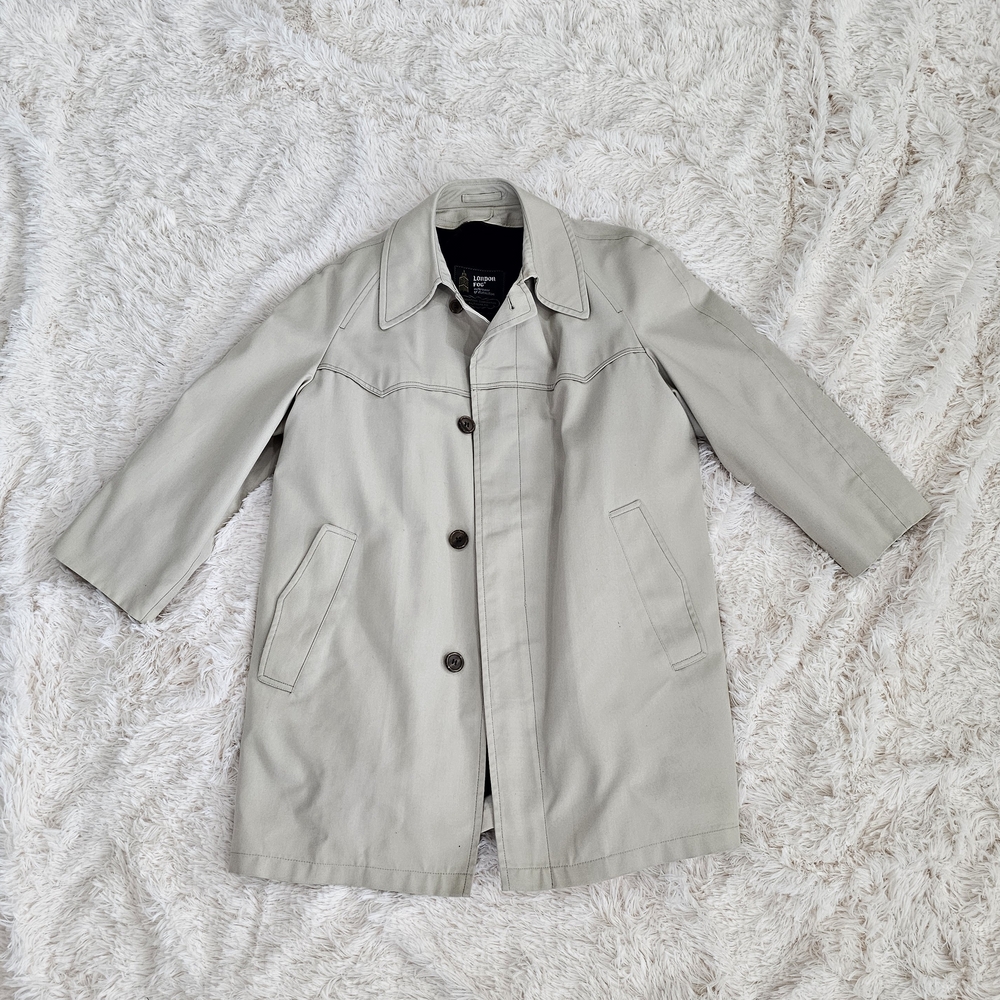 Vintage London Fog Cream Coat